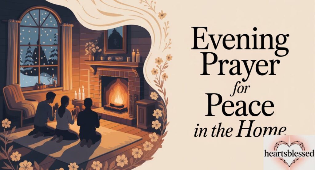 Evening Prayer for Peace in the Home